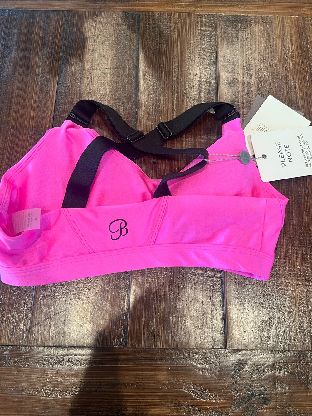 Limited Bombshell Sport Pink Wireless Support bra. Medium
